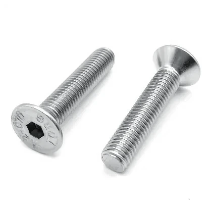 M 6X100 WKRĘT WPUSZCZANY  DIN 7991 [IMBUS] NIERDZEWNY