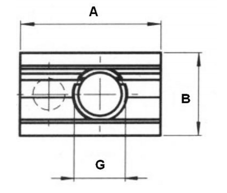 Wpust przesuwny z kulką
